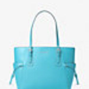 Michael Kors LEATHER Ocean Blue Voyager Shoulder Bag - Last One